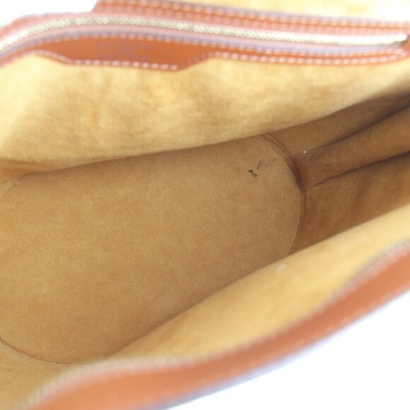 LOUIS VUITTON Brown Leather Tote Bag - Picture 6 of 10